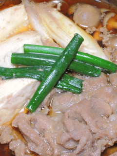 めんつゆとすき焼きのタレで簡単肉豆腐!-レシピのメイン写真
