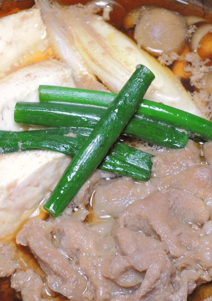 めんつゆとすき焼きのタレで簡単肉豆腐！-レシピのメイン写真