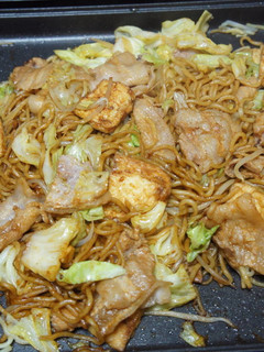 たっぷりキャベツと油揚げの焼きそば-レシピのメイン写真