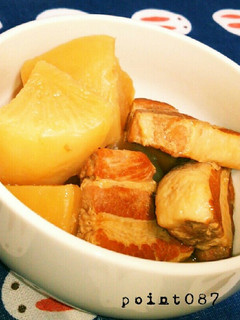 大根と豚の角煮(ちょっとピリ辛)-レシピのメイン写真