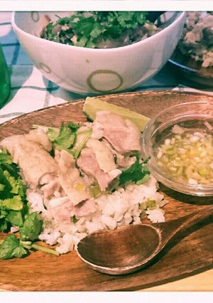 炊飯器で簡単おいしい！カオマンガイ-レシピのメイン写真