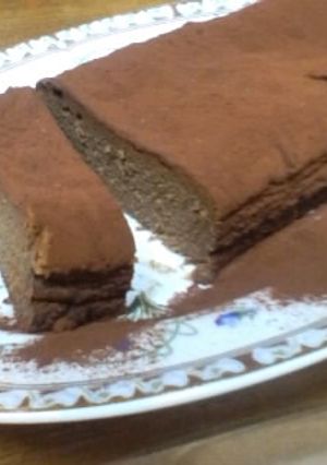 材料簡単♪チョコムースでチョコケーキ-レシピのメイン写真