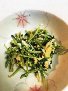 ♪簡単豆苗のたまごとじ♪-レシピのメイン写真