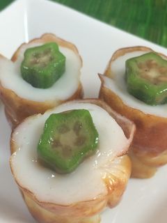 ちくわの練り梅オクラ-レシピのメイン写真