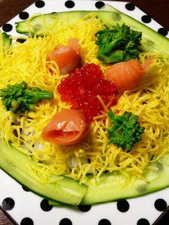 簡単!ひな祭りにも♪華やかちらし寿司-レシピのメイン写真