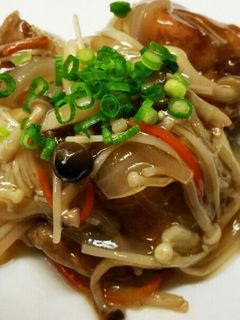 唐揚げのきのこ甘酢あんかけ-レシピのメイン写真