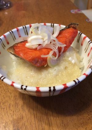 ごぼう風味のシャケとろろご飯-レシピのメイン写真
