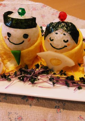 ひなまつりに♡かわいいおひな寿司-レシピのメイン写真
