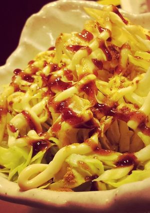 1分おつまみ ソースマヨカレー春キャベツ-レシピのメイン写真