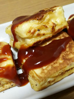 簡単♪お豆腐のカレーチーズピカタ-レシピのメイン写真