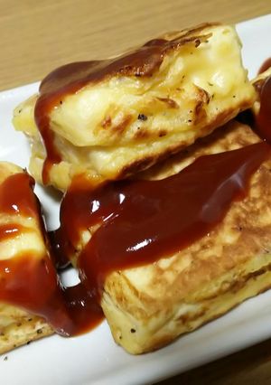 簡単♪お豆腐のカレーチーズピカタ-レシピのメイン写真