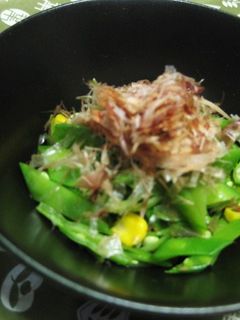 たくさん食べれる^^きぬさやのおひたし♪-レシピのメイン写真