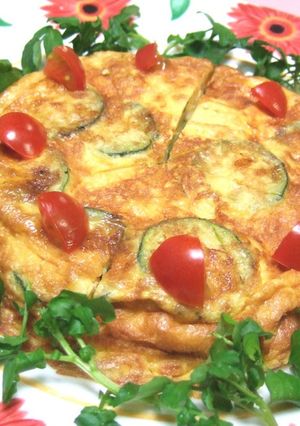 ズッキーニのスパニッシュオムレツ❀-レシピのメイン写真