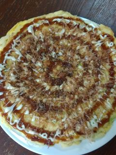 満腹うどん入りお好み焼き-レシピのメイン写真