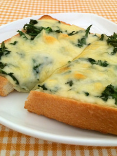 春菊チーズトースト-レシピのメイン写真