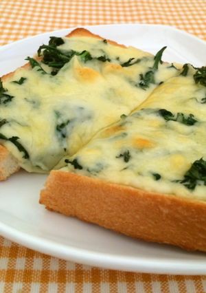 春菊チーズトースト-レシピのメイン写真