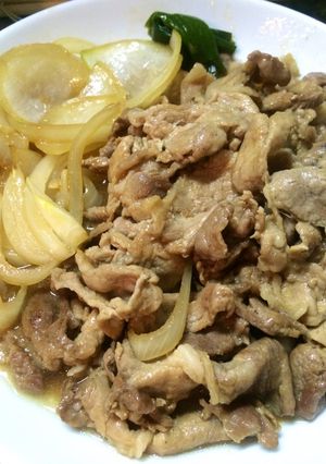 豚肉と玉ねぎ焼き-レシピのメイン写真