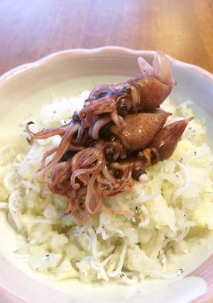 食べ合わせOKしらすおろしホタルイカのせ-レシピのメイン写真