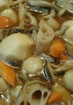 しょうゆ麹で根菜の煮物-レシピのメイン写真