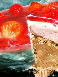 いちごのレアチーズケーキ-レシピのメイン写真