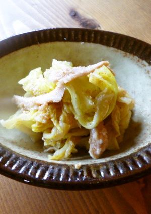 春キャベツと鶏のごま酢和え♪-レシピのメイン写真