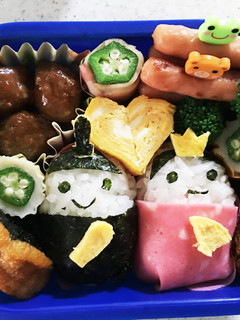 ☆キャラ弁☆お雛様-レシピのメイン写真