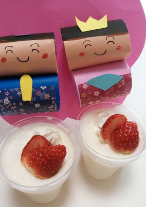 ひな祭りに★ふわふわ甘酒ムース★-レシピのメイン写真