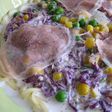 菊花のクリームスープパスタ