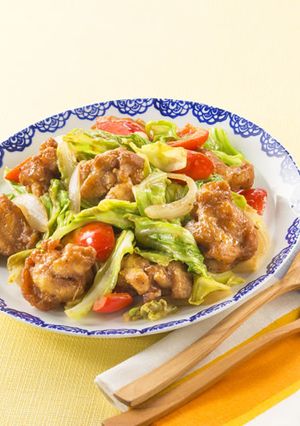 から揚げと春キャベツのピリ辛回鍋肉-レシピのメイン写真