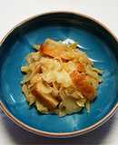 キャベツと揚げかまぼこの煮物