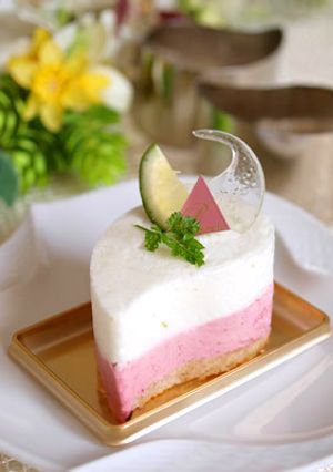 ライムとフランボワーズのムース-レシピのメイン写真