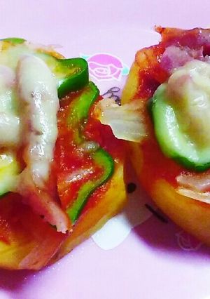 簡単レンジで☆ピザポテトd(^-^)-レシピのメイン写真