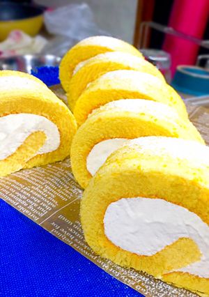 レモンロールケーキ-レシピのメイン写真