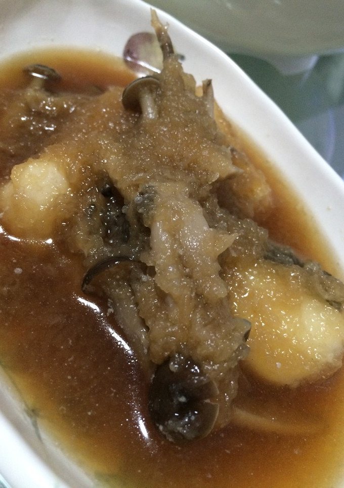 鱈のみぞれ煮~しめじ添え~-レシピのメイン写真