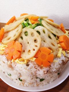 ちらし寿司ケーキ-レシピのメイン写真