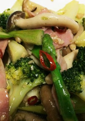 野菜のペペロンチーノ炒め♫-レシピのメイン写真