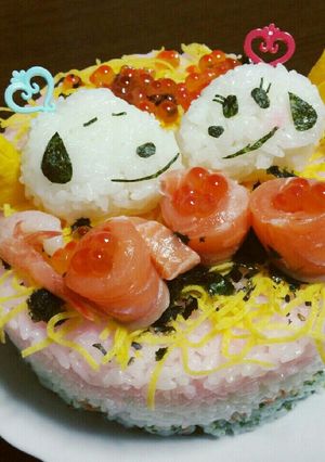 ひな祭りに♡スヌーピーラブ-レシピのメイン写真