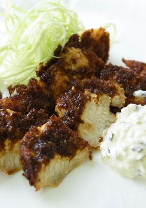 タンドリーチキンの漬物タルタルソースがけ-レシピのメイン写真