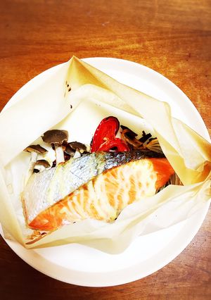 しゃけ包み焼き-レシピのメイン写真