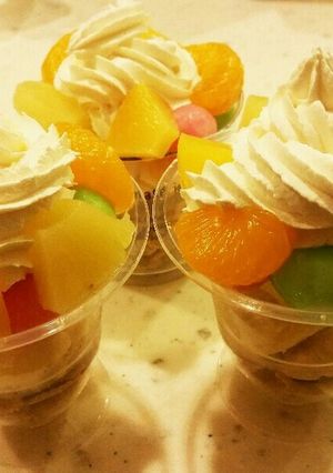 簡単♡雛祭りに♪3色団子パフェ♡-レシピのメイン写真