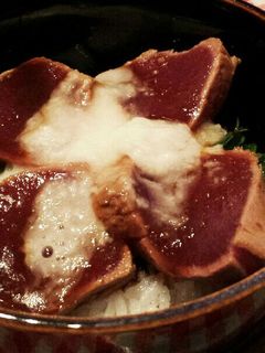 簡単!ニンニク醤油でマグロのたたき丼!-レシピのメイン写真
