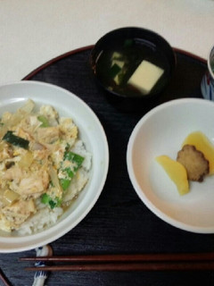 血管プラークダイエット食665(親子丼)-レシピのメイン写真