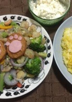 ひにゃ祭り温野菜サラダ-レシピのメイン写真
