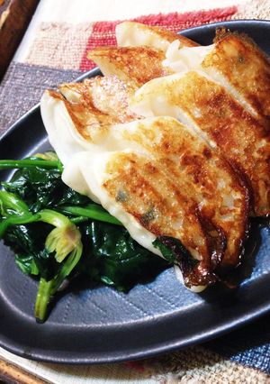 時短!餃子と野菜の一緒蒸し焼き-レシピのメイン写真