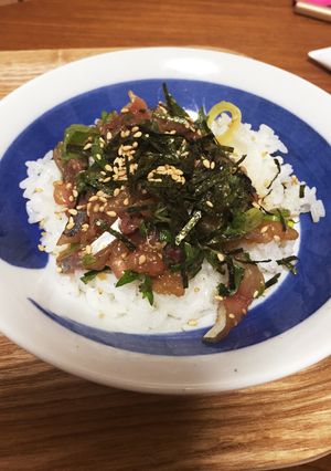 胡麻あじ丼-レシピのメイン写真