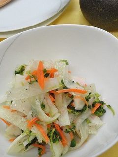 大根と豆苗のレモン風味サラダ-レシピのメイン写真