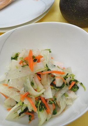 大根と豆苗のレモン風味サラダ-レシピのメイン写真