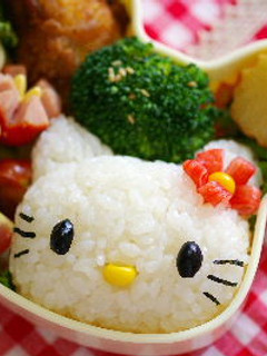 キティちゃん弁当(キャラ弁)-レシピのメイン写真