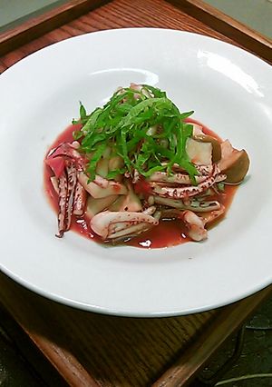 イカゲソとエリンギのトマト炒め-レシピのメイン写真