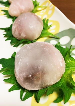 白玉でチョコ大福-レシピのメイン写真